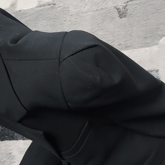 ZARA WOMAN- Suit Jacket Size M. Black Fully Lined - Picture 6 of 9